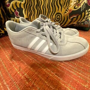 Adidas Light Gray and White Casual Shoes